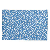 Nebulas Blue met White Snow Stippen kussen hoesjes Kussensloop (Achterkant-Links)