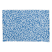 Nebulas Blue met White Snow Stippen kussen hoesjes Kussensloop (Voorkant-Links)