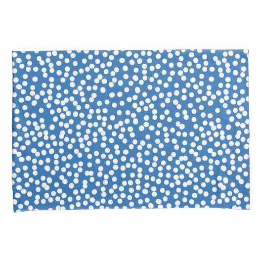 Nebulas Blue met White Snow Stippen kussen hoesjes Kussensloop (Voorkant-Rechts)