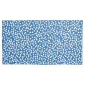 Nebulas Blue met White Snow Stippen Kussensloop (Voorkant)