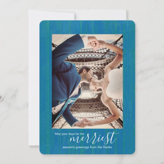 Nebulas Blue Stripe, kerstkaart (Voorkant)