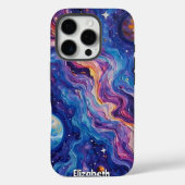 Nebula's Embrace: Cosmic Ocean Case-Mate iPhone Case (Achterkant)