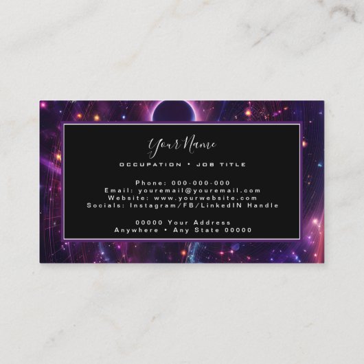 Nebuloria lullaby visitekaartje (Achterkant)