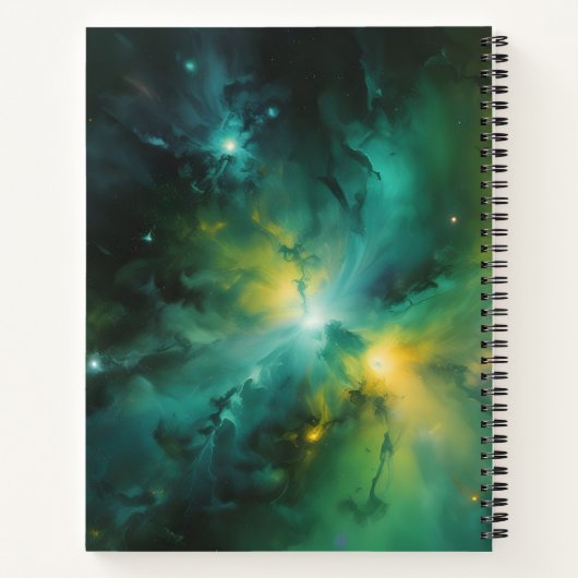 Nebulosa Verdeazul Notitieboek (Achterkant)