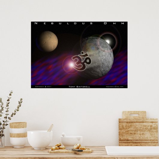 Nebulous Ohm Poster (Keuken)