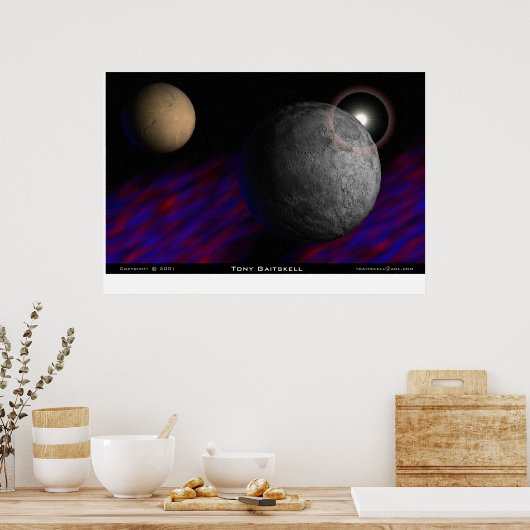 Nebulous Orbit Poster (Keuken)