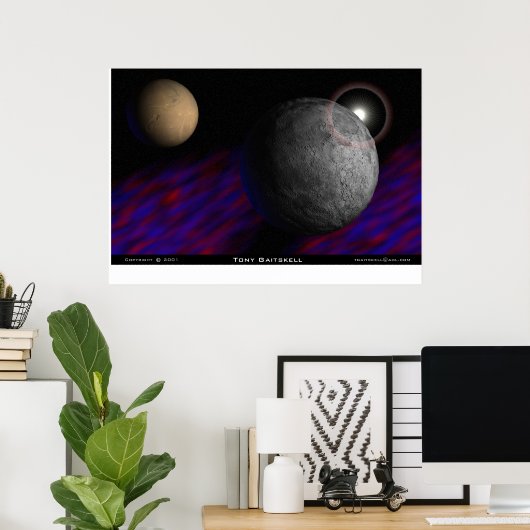 Nebulous Orbit Poster (Thuiskantoor)
