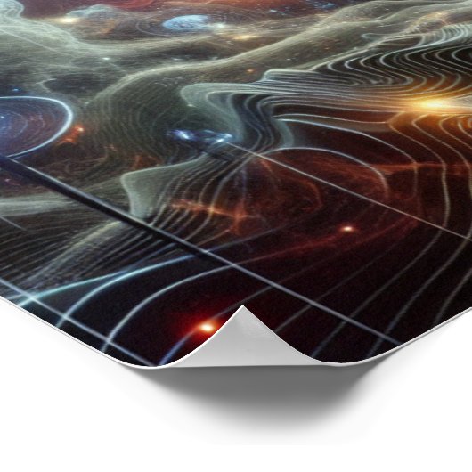 Nebulous Space Signals Sci-fi Space Poster (Hoek)