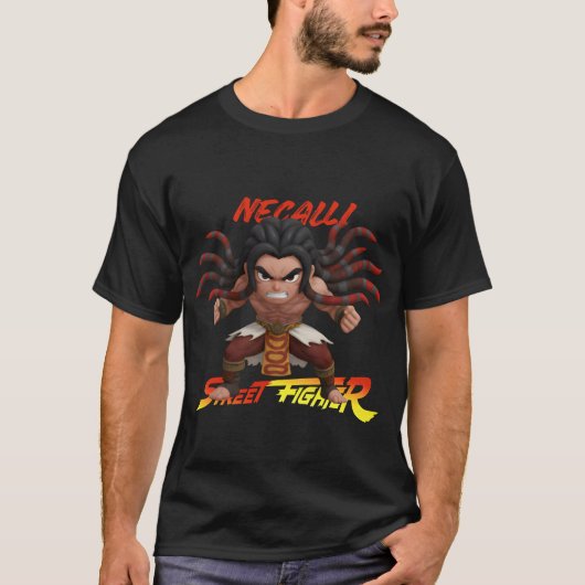 Necalli : Primal Power - Street Fighter T-shirt (Voorkant)