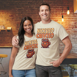 Necesito Cafecito Café De Olla Spaans T-shirt