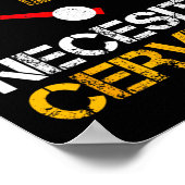 Necesito Cerveza Funny Quote Saying Spanish Beer L Poster (Hoek)