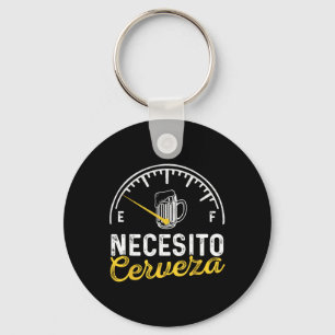 Necesito Cerveza Grappige gezegden Mexicaans Ik he Sleutelhanger