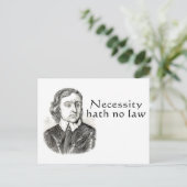 Necessentie Hath No Law Briefkaart (Staand voorkant)