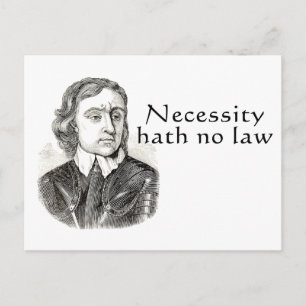 Necessentie Hath No Law Briefkaart