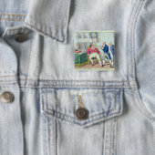 Necessitas Non Habet Leges Vierkante Button 5,1 Cm (In situ)