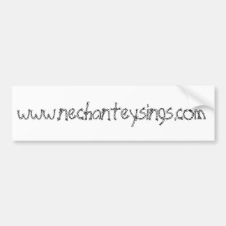 NEChanteysings bumper sticker