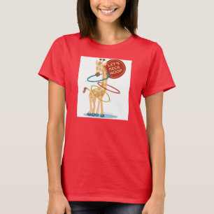 Neck Hooping Giraffe: T-shirt