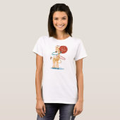Neck Hooping Giraffe: T-shirt uitbranden (Voorkant volledig)