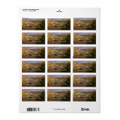 Neck Springs Trail in Canyonlands National Park Etiket (Full Sheet)