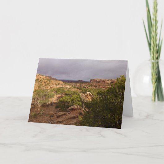 Neck Springs Trail in Canyonlands National Park Kaart (Voorkant)