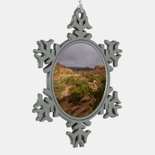 Neck Springs Trail in Canyonlands National Park Tin Sneeuwvlok Ornament (Links)