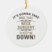 Neck Surgery Humor Keramisch Ornament (Voorkant)