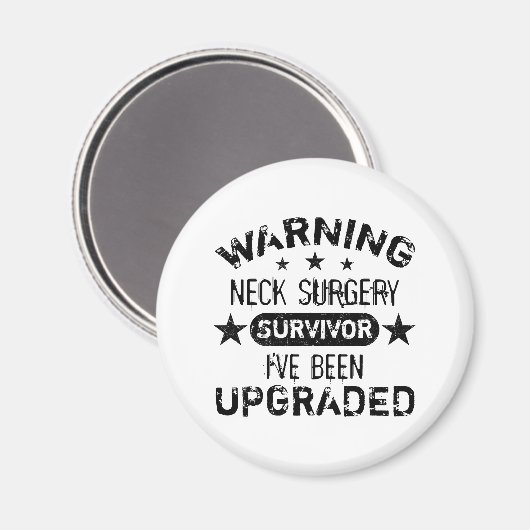 Neck Surgery Humor Upgraded Magneet (Voorkant / Achterkant)