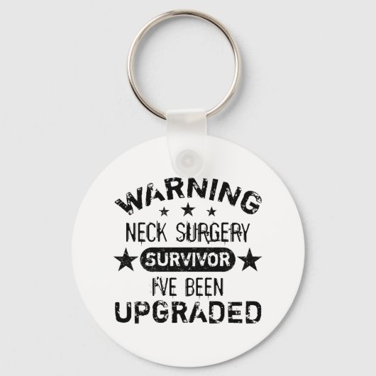 Neck Surgery Humor Upgraded Sleutelhanger (Voorkant)