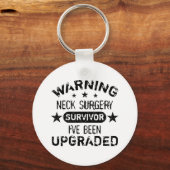 Neck Surgery Humor Upgraded Sleutelhanger (Voorkant)