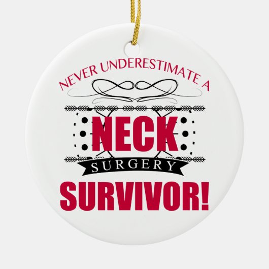 Neck Surgery Keramisch Ornament (Voorkant)