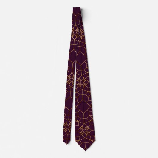 Neck Tie-Classic Paisley Elegance Stropdas (Achterkant)