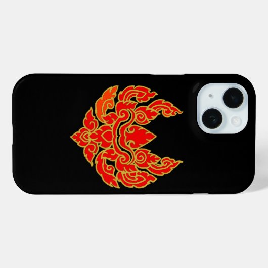 Neck Tie for Thai Pattern. Case-Mate iPhone Case (Achterkant (horizontaal))