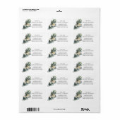 Neck van het Bos Nieuwe adreslabel Etiket (Full Sheet)