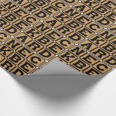 Neckbeard, internetthema cadeaupapier (Hoek)