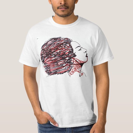 neckknop t-shirt (Voorkant)