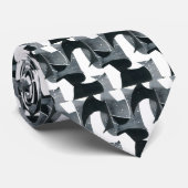 Necktie - Abstract 'blades'-ontwerp Stropdas (Opgerold)