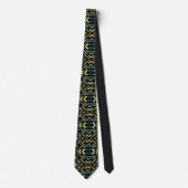 Necktie Adelaarsveren Abstract Patroon Stropdas (Voorkant)