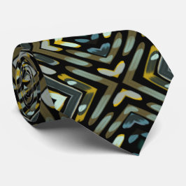Necktie Adelaarsveren Abstract Patroon Stropdas