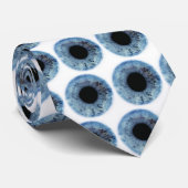 Necktie : Blauwe ogen Stropdas (Opgerold)