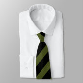 Necktie Buddy Army Green Stars & Stripes Stropdas (Gebonden)