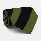 Necktie Buddy Army Green Stars & Stripes Stropdas (Opgerold)