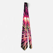 Necktie Buddy Fireworks Pattern Stropdas (Voorkant)