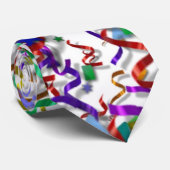 Necktie - Confetti & Streamers - Partij Stropdas (Opgerold)