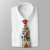 Necktie Dangerhouse Sleeves Geel  Stropdas (Gebonden)