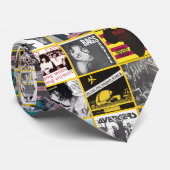 Necktie Dangerhouse Sleeves Geel  Stropdas (Opgerold)