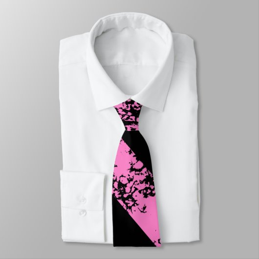 Necktie EMO heeft de schedelliefde gebroken Stropdas (Gebonden)