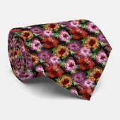 Necktie : Funky Floral Stropdas (Opgerold)