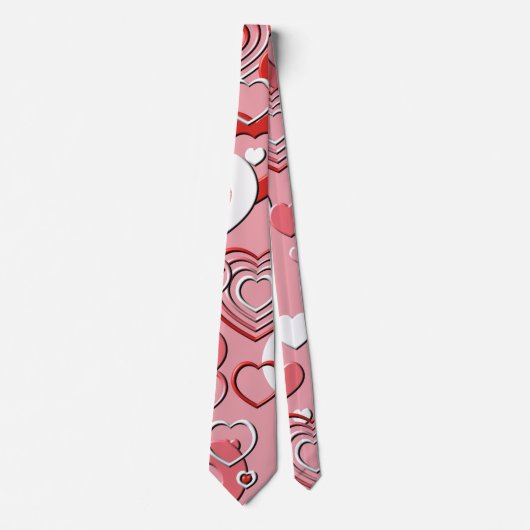 Necktie - harten harten stropdas (Voorkant)