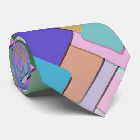 NECKTIE - Het is een vierkante wereld Stropdas (Opgerold)