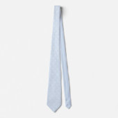Necktie - Icy Blue Damask Stropdas (Voorkant)